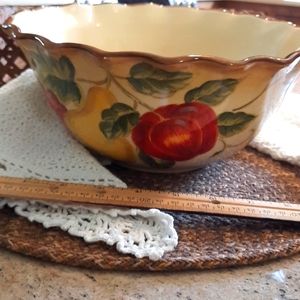 Maxcera Fruit Harvest Large fruit bowl or Serving Dish